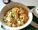 レンジで簡単!豆腐とちくわの卵とじ丼作り方4写真