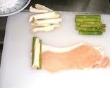 お弁当用エリンギとアスパラの焼肉巻き作り方1写真