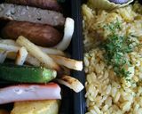 炊飯器で！即席カレーチャーハン。弁当にも作り方3写真
