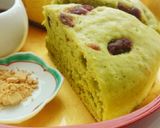おやつに簡単✾抹茶の蒸しケーキ作り方4写真