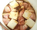糖質制限◆冷凍鶏ももと豆腐の甘辛味噌煮作り方6写真