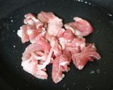 *豚肉と小松菜の醤油焼きそば*作り方3写真