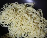 *豚肉と小松菜の醤油焼きそば*作り方6写真