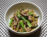 *豚肉と小松菜の醤油焼きそば*作り方7写真