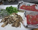 ステーキチャーハン♪作り方1写真