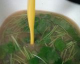 三つ葉のたまごとじ味噌汁作り方6写真