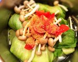 残ったハンバーグたねでロールレタス♫作り方3写真
