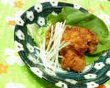 しっかり味がついてる☆ジューシィーサクサク鶏唐揚げ作り方4写真