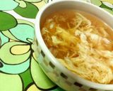 いい感じ♪簡単♪残ったなめ茸瓶でかき玉汁作り方3写真