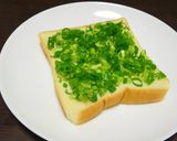 たっぷりのっけて♪ネギねぎトースト☆作り方2写真
