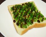 たっぷりのっけて♪ネギねぎトースト☆作り方3写真