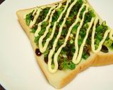 たっぷりのっけて♪ネギねぎトースト☆作り方4写真