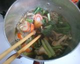 簡単　朝食にも　小松菜　舞茸　蒲鉾の煮物作り方5写真