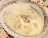子ども喜ぶ♡チキンとたまごのクリーム煮♡作り方10写真