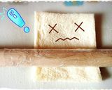 ♡メッセージ付き♪ロールサンドイッチ♡作り方2写真