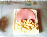 ♡メッセージ付き♪ロールサンドイッチ♡作り方4写真
