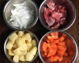 食塩無添加野菜ジュースでビーフシチュー作り方1写真