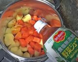 食塩無添加野菜ジュースでビーフシチュー作り方3写真
