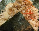 鶏皮DE混ぜご飯を使ったおにぎらず作り方3写真