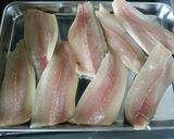 鯵のソテー 金時人参とトマトのソースがけ作り方1写真