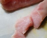 劇的柔らかさ！鶏むね肉のネギ味噌だれ作り方1写真