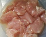 劇的柔らかさ！鶏むね肉のネギ味噌だれ作り方2写真
