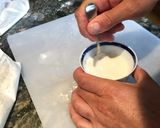 トリュフオイル風味のクリームソース作り方3写真