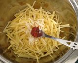 細切りじゃがの揚げ焼き（梅ガーリック味）作り方2写真