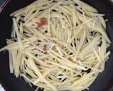 細切りじゃがの揚げ焼き（梅ガーリック味）作り方4写真