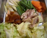 旨っ♡豚バラ肉と漬物の甘辛ピリリ丼　作り方1写真