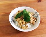 つくねと豆腐でズボラ親子丼（´౿`）作り方4写真