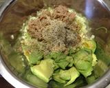 夏メニューキャベツナアボカドの冷製パスタ作り方3写真