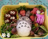 キャラ弁 トトロと真っ黒くろすけ作り方9写真