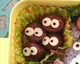 キャラ弁 トトロと真っ黒くろすけ作り方10写真