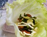 安くて美味しい鶏皮を使ってレタス巻き。作り方5写真
