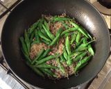 いんげんと豚挽き肉の炒め物作り方4写真
