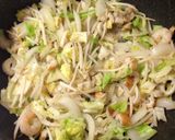 シソ香る☆海鮮塩焼きそば作り方3写真