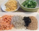 鮭&胡瓜&ゴマ 簡単ちらし寿司作り方1写真