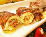 カリッ♪トロッ♪牛肉の大葉チーズ巻き焼き作り方3写真