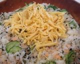 鮭&胡瓜&ゴマ 簡単ちらし寿司作り方6写真