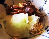 ★市販スープで簡単汁なしとんこつラーメン作り方4写真