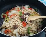 乾麺で和風焼きうどん作り方4写真