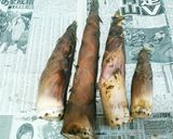 破竹の下処理と下茹で・お味噌汁作り方1写真