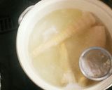 破竹の下処理と下茹で・お味噌汁作り方5写真