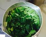 離乳食 9ヶ月 小松菜とりんご煮作り方2写真