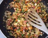 節約 野菜たっぷりオムレツ作り方3写真