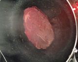 赤ワインde簡単！赤身ステーキ作り方1写真
