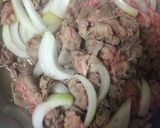 シャキシャキレタスのスタミナ牛丼作り方3写真