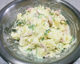魚肉ソーセージのポテトサラダ作り方5写真