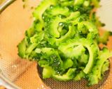 パリッ美味なイカ天ゴーヤのゴマオイル和え作り方1写真